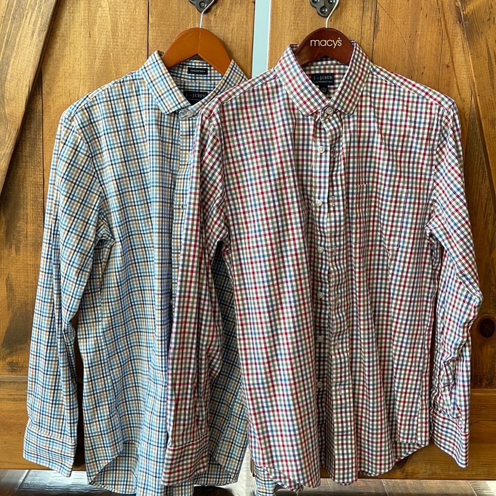 Pair of J Crew Long Sleeve Button Up